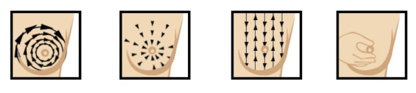 Periksa payudara dan ketiak secara menyeluruh, termasuk picit puting perlahan