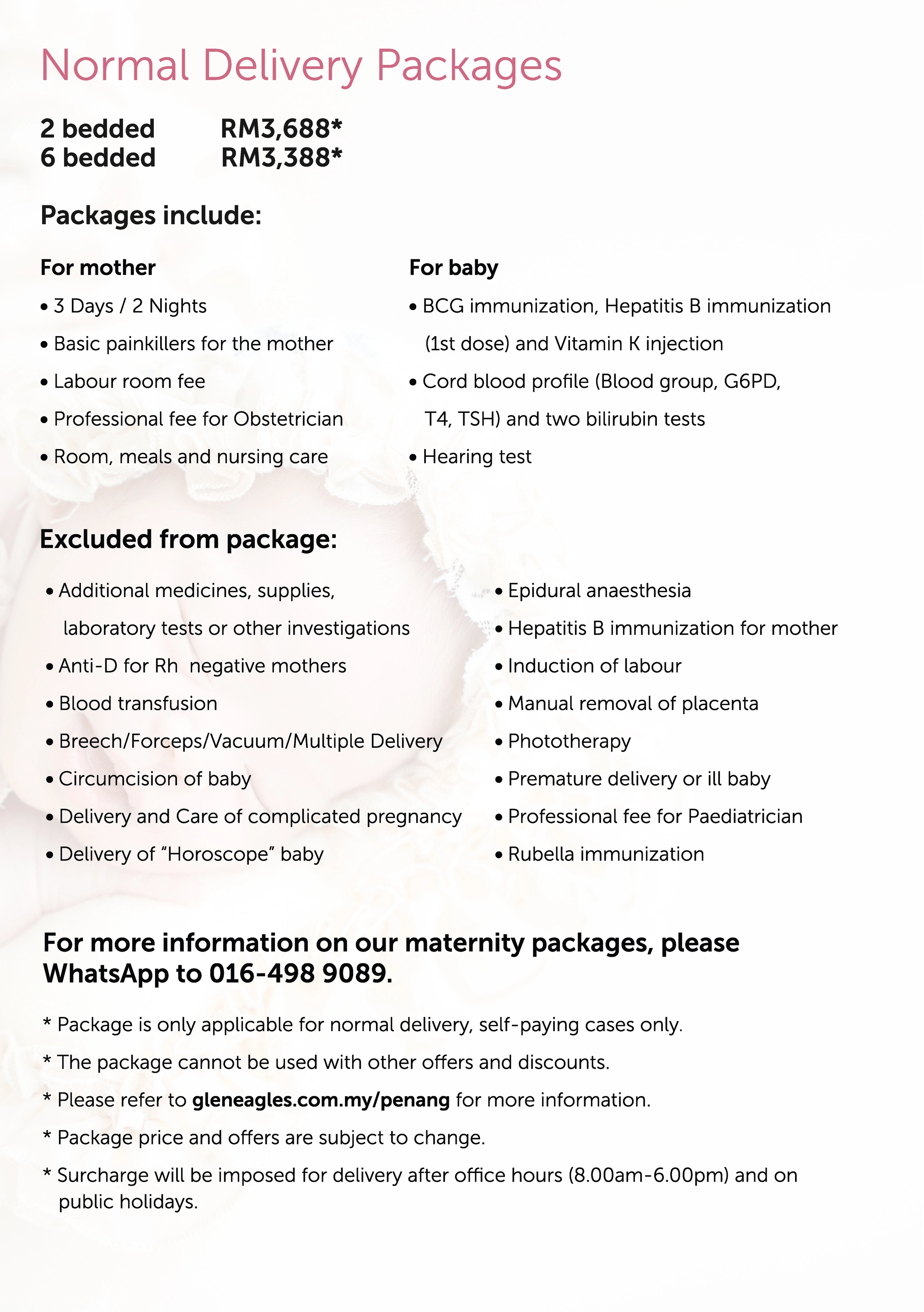 Maternity Package Banner